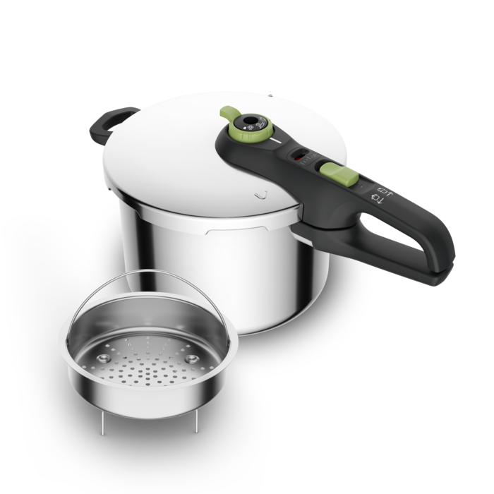 Tefal Secure Trendy, Olla a presión, 6 L