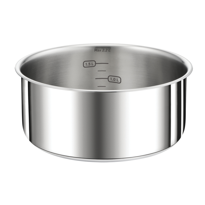 Tefal Ingenio Preference, Cazo, 18 cm, Acero Inoxidable, Inducción
