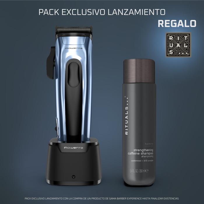 Rowenta Cortapelos Barber Experience de Rowenta,  Revestimiento de carbono tipo diamante (DLC), Gran autonomía