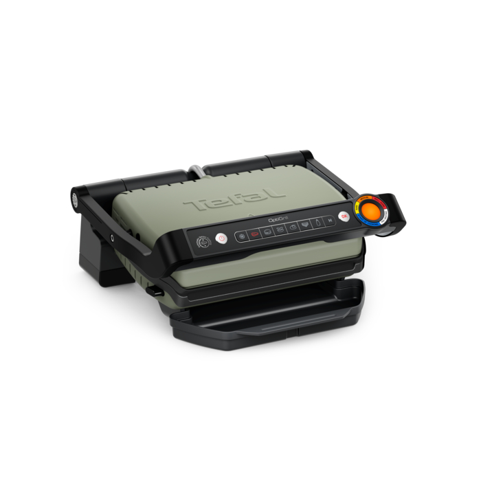 Tefal OptiGrill Eco Design, Parrilla Inteligente, 2000 W, 6 programas automáticos, Resultados Óptimos, Sin Supervisión
