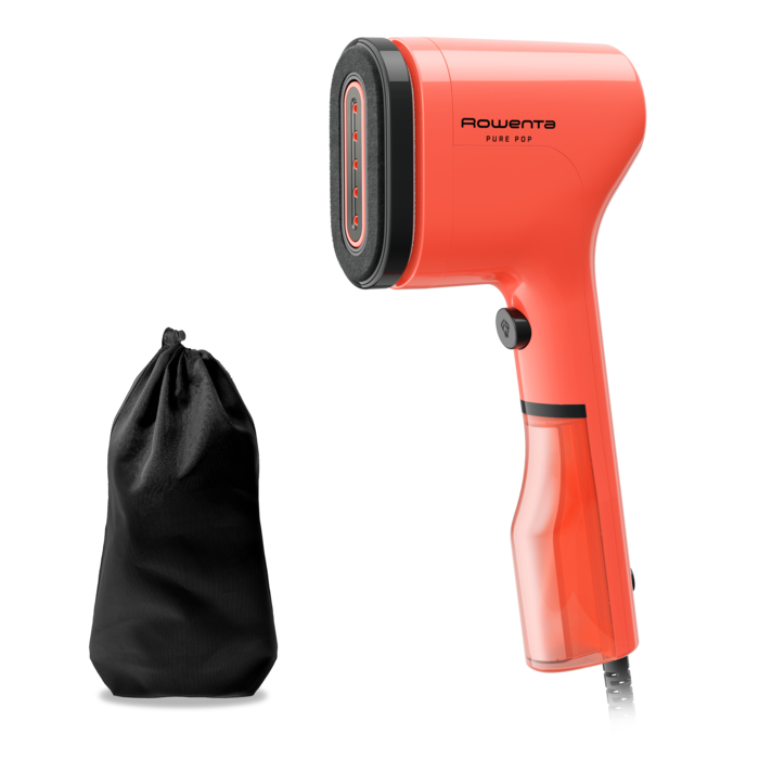 Rowenta Pure Pop Rojo, Cepillo de vapor, Salida de vapor 20 g/min