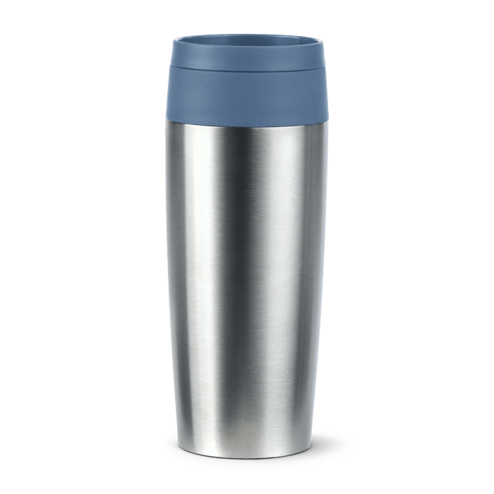 Tefal Classic, Taza de viaje Eco, 0,36 L, Acero Reciclado, Azul