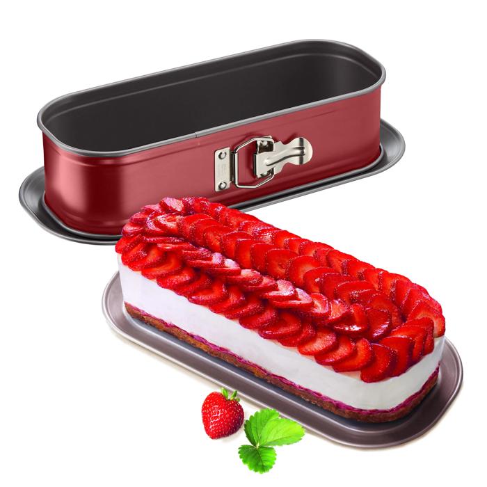Tefal MOLDE RECTANGULAR DESMONTABLE BORDES REDONDOS DELIBAKE 30 X 11 CM