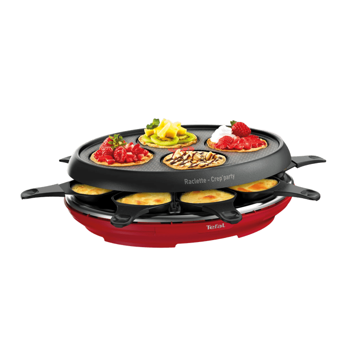 Tefal 3-In-1 Raclette Grill Crêpe Re3105 2100111929