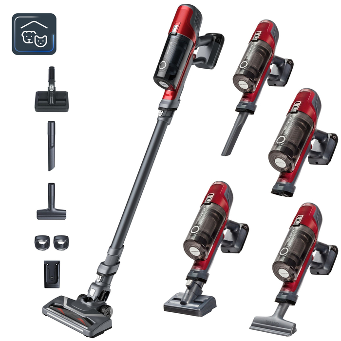 Rowenta X-Pert 6.60, Aspiradora sin cable, Batería 18 V, Animal Care