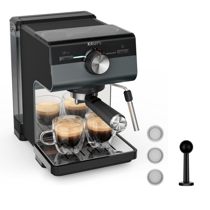 Ekspres kolbowy KRUPS Authentic+ C80 XP384G10