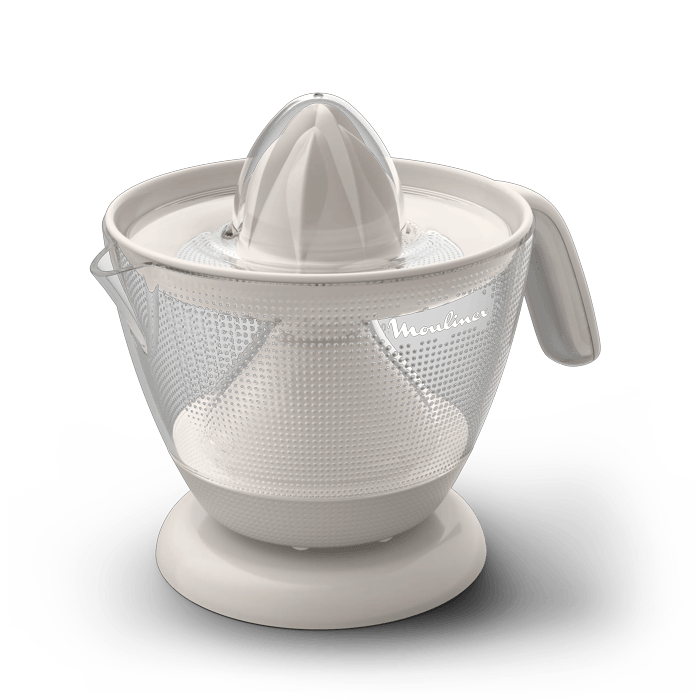 Moulinex Morning Citrus Press, Exprimidor Eléctrico 800 ml, Diseño Elegante, 2 Filtros