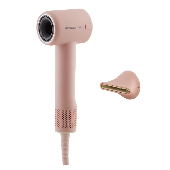 Rowenta Blumia de Rowenta, Secador de pelo, Motor digital de alta velocidad, 350 g, Secado Rápido, Compacto, Rosa
