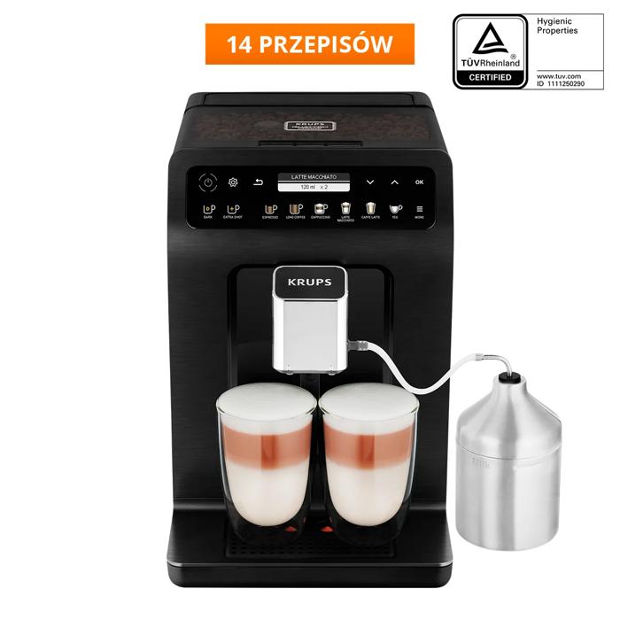 Ekspres do kawy automatyczny KRUPS EVIDENCE PLUS EA8948 (czarna stal)